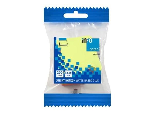 info notes assorti 68 x 68 mm Pijl