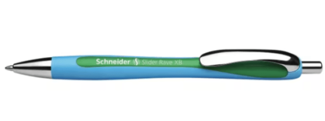 balpen schneider slider rave extra breed groen