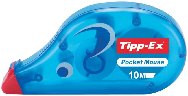 correctieroller pocket mouse blauw 4.2 mm x 10 m