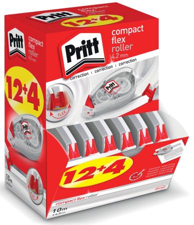 12+4 correctieroller pritt flex wegwerp 4.2mm 10m