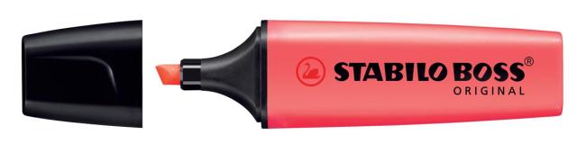 fluostift stabilo boss rood