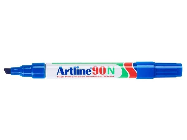 alcoholstift artline 90 blauw schuine punt 2-5 mm