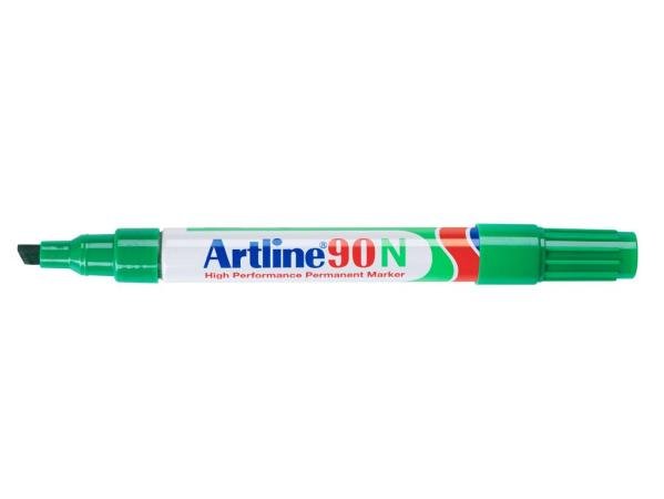 alcoholstift artline 90 groen schuine punt 2-5 mm