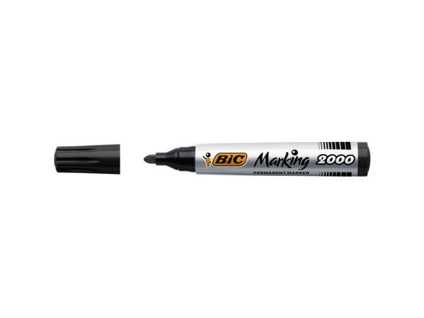 alcoholstift bic 2000 zwart ronde punt