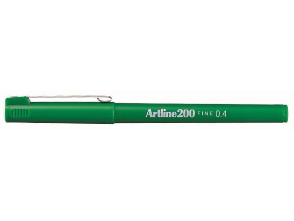 artline 200 groen fineliner 0.4 mm