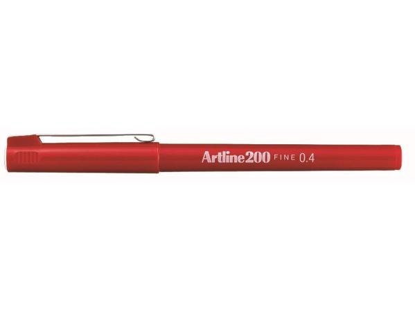 artline 200 rood fineliner 0.4 mm