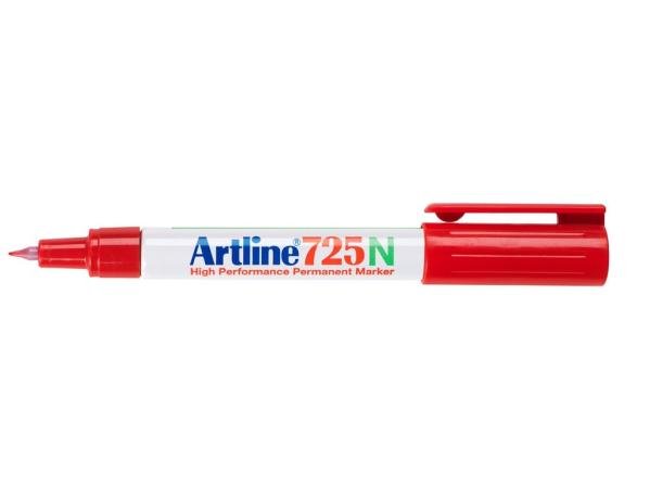 alcoholstift artline 725 rood extra fijne 0.4 mm