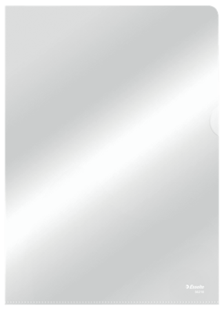 100 l-map esselte A4 glad transparant 105 mic