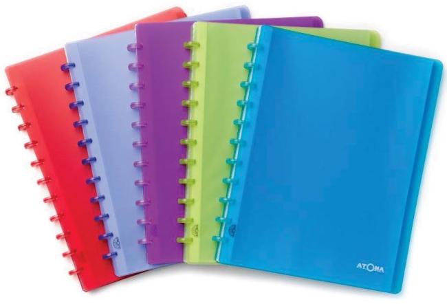 showalbum Atoma A4 50 tassen assorti felle kleuren