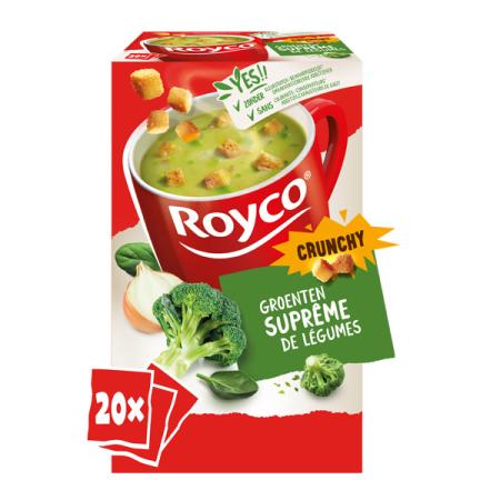 pak 20 zakjes groentensupreme croutons soep royco