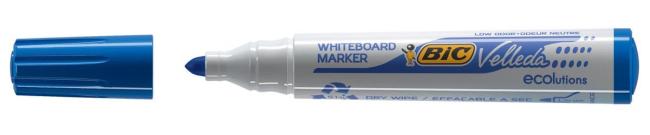 witbordstift bic velleda 1701 eco ronde punt blauw