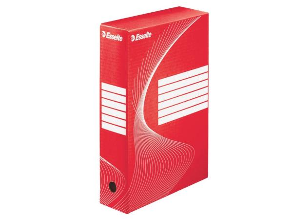 archiefdoos esselte 35 x 25 x 8 cm boxy rood