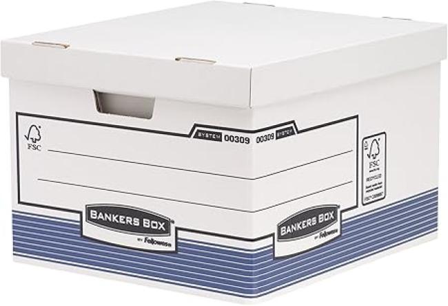 opbergdoos Bbox groot blauw h38 x b28 x d43+deksel