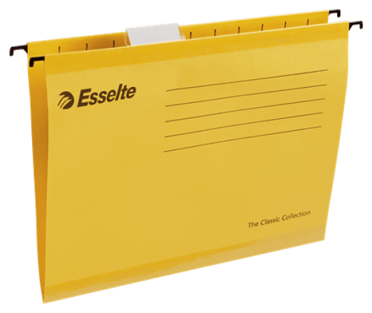 25 hangmap ess classic geel 330 mm v bodem lade