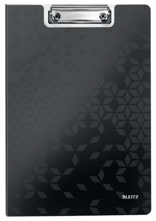 klemplaat met omslag leitz A4 Wow zwart