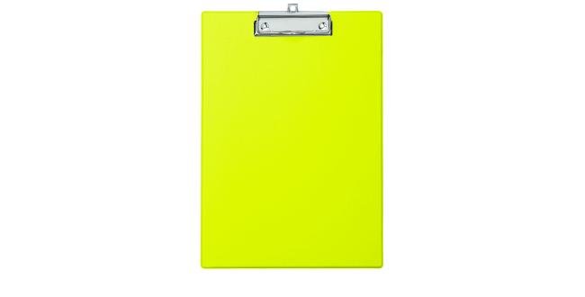 klemplaat Maul zonder omslag geel A4