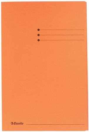 pk 50 map 3 kleppen karton 233 x 350mm folio oranj