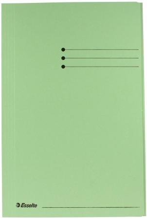 pk 50 map 3 kleppen karton 233 x 350mm folio groen