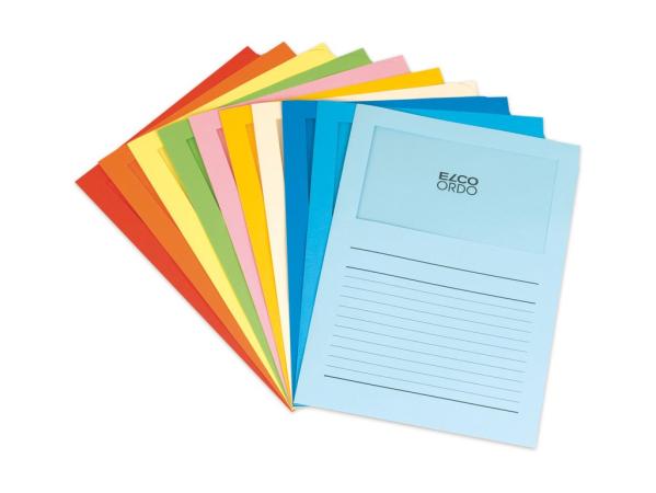 doos 100 l-map met venster 120 gr Elco assorti