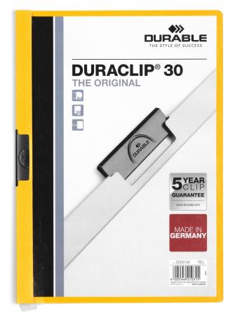 snelhechtmap duraclip original 30 geel