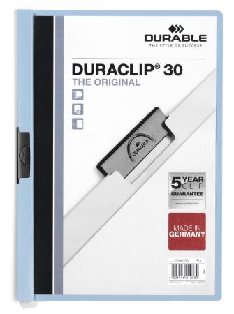 snelhechtmap duraclip original 30 blauw