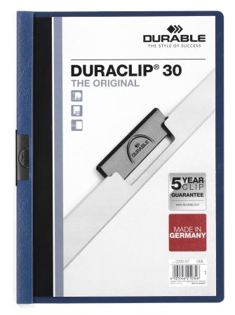 snelhechtmap duraclip original 30 donkerblauw