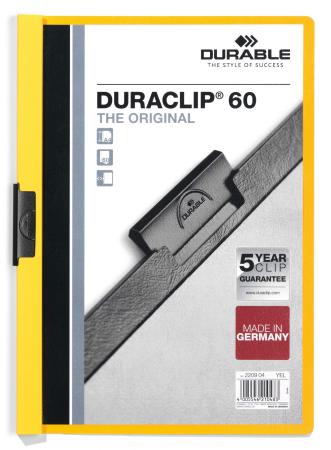 snelhechtmap duraclip original 60 geel