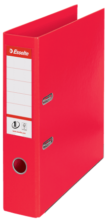 ordner plastiek esselte A4 rug 75 mm rood