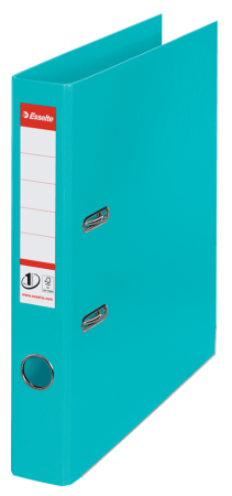 ordner plastiek esselte A4 rug 50 mm turquoise