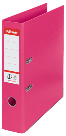 ordner plastiek esselte A4 rug 75 mm fuchsia