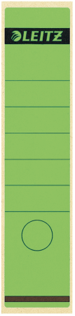 10 rugetiketten leitz lang zelfklev 61x285mm groen