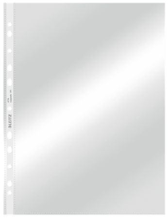 100 u-map leitz glashelder zwaar A4 80 micron