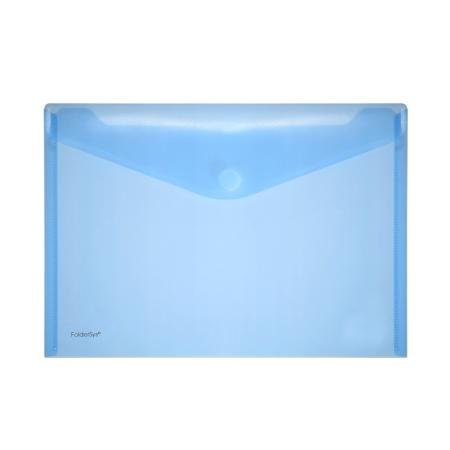 foldersys doc map + velcro A4 335 x 235 mm blauw