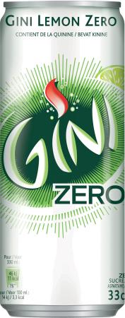 24 x blikjes Gini Zero sleek 33 cl