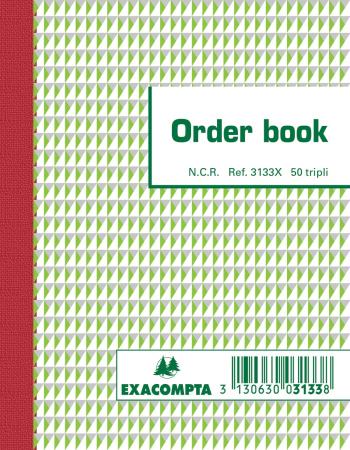 orderboek exa 105 x 135 mm A6 gelijnd tripli 50 bl