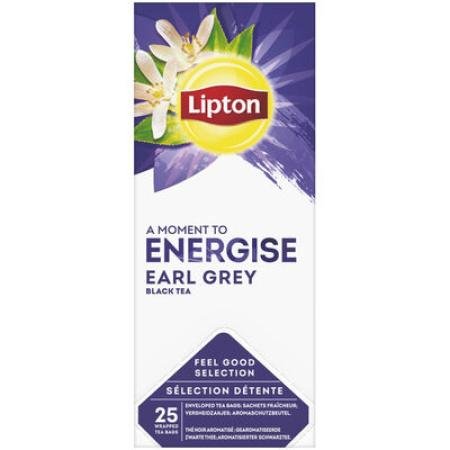 25 zakjes thee lipton feelgood energise earl grey