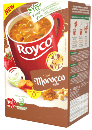 pak 20 zakjes Moroccan Style soep royco
