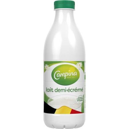 6 x 1 Liter Campina halfvolle melk