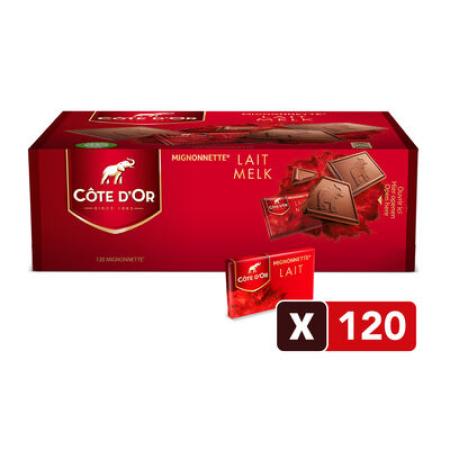 120 mignonettes melk cote d'or 1.2 kg
