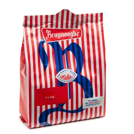 koffie bruynooghe pouch 4 x 65 gr pads