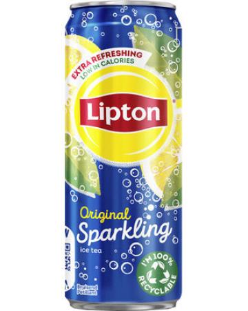 24 blikjes Lipton Ice tea Original sleek 33 cl