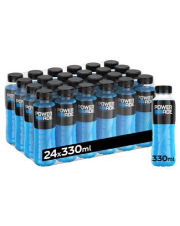 24 x Powerade pet 33 cl Blue Ice