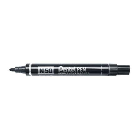 alcoholstift pentel n50 ronde punt 2 mm zwart