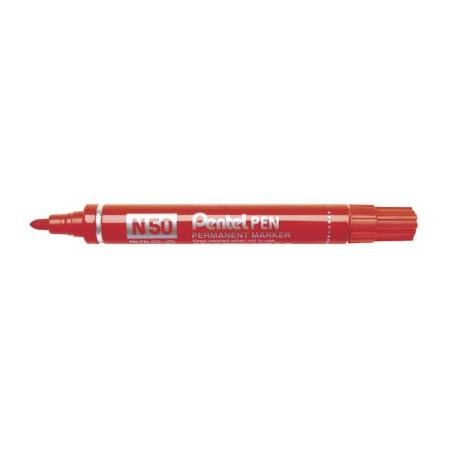 alcoholstift pentel n50 ronde punt 2 mm rood