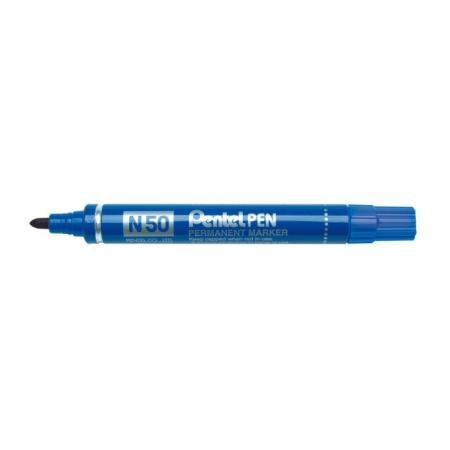alcoholstift pentel n50 ronde punt 2 mm blauw