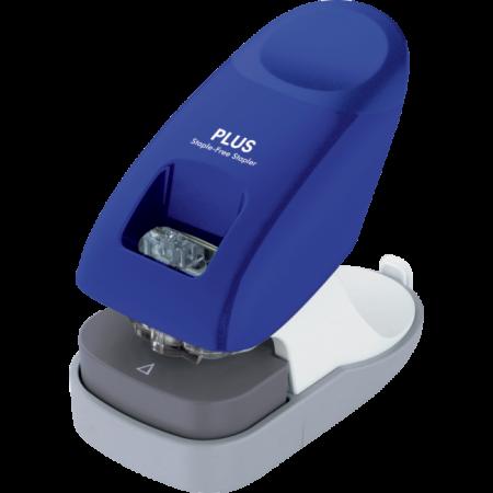 Plus nietmachine zonder nieten 10 vel blauw
