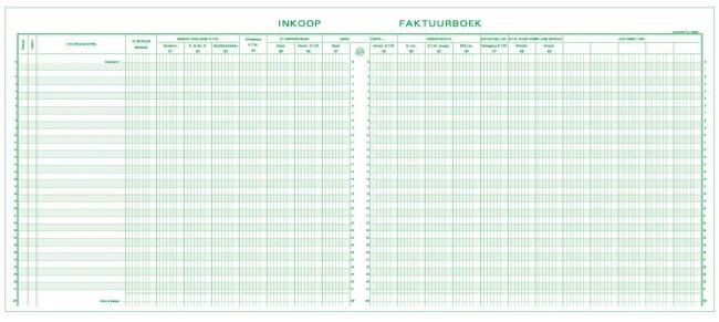 register exa 27 x 32 cm btw inkoop 80 blad