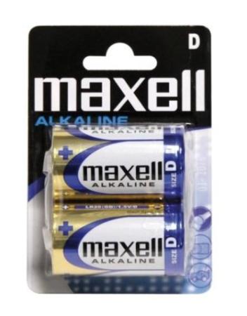 pak 2 batterij maxell lr20 d