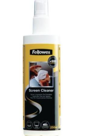 Reinigingsspray Fellowes 250ml vr beeldscherm/scan