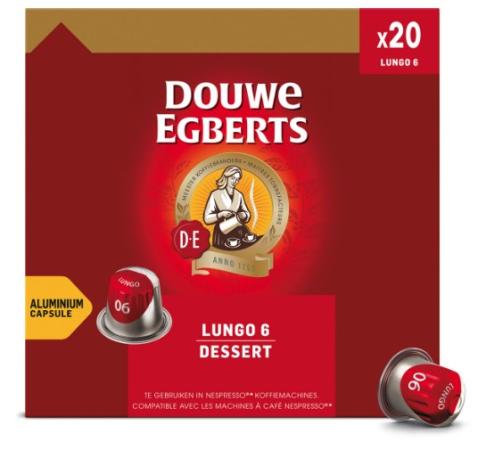 20 koffiecaps douwe egberts Lungo 6 Dessert